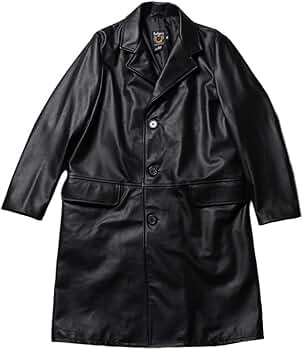 エ*？様 極美品✨Schott レザー チェスターコート　568US 黒 38 ショット Schott 568US 極美品 牛革 レザーチェスターコート 38